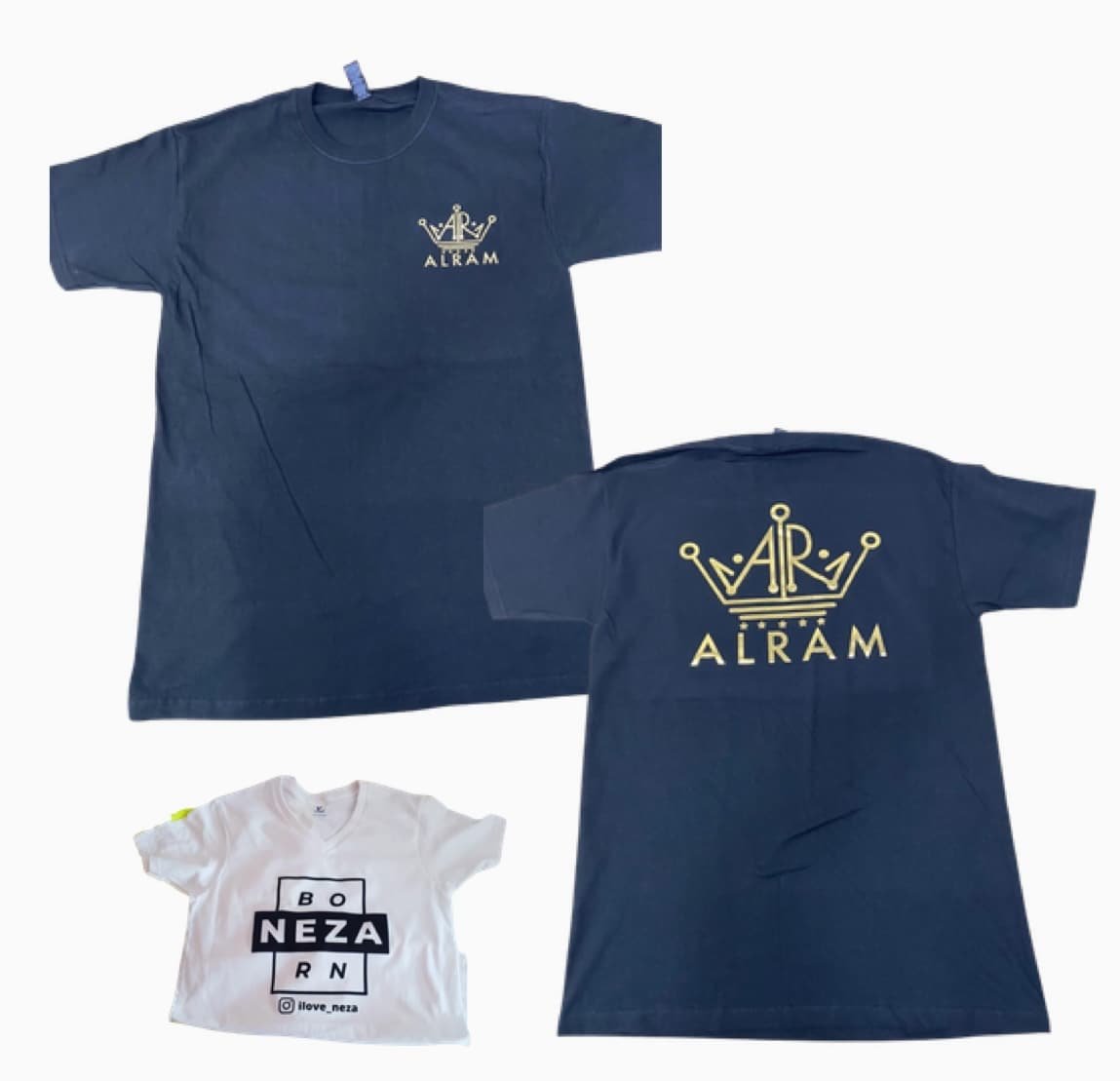 Playeras personalizadas con recorte de vinil producidas en taller
